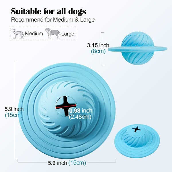 Nice Dream Hund Leksak Boll för Godis, Interaktiv Leksak KLB