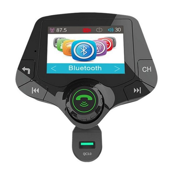 Bluetooth FM-sender 5V / 2.5A hurtiglader 3.0 Auto Auto kabelloser MP3-Player KLB