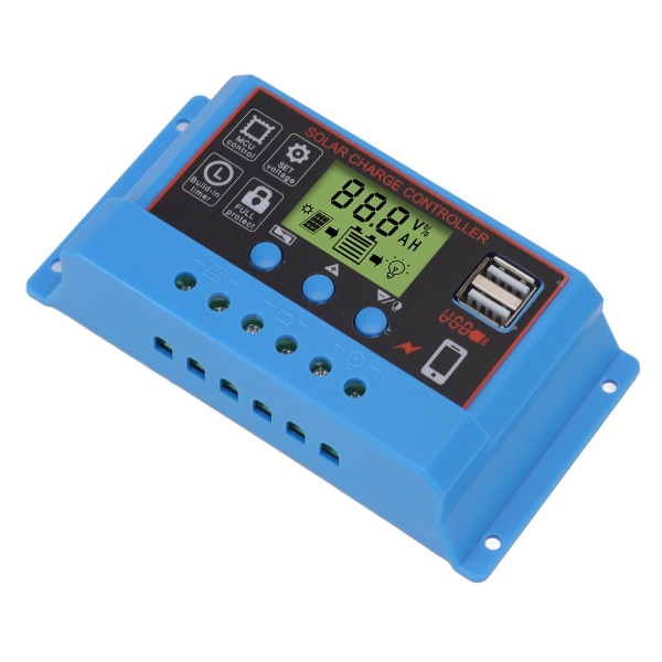 12V 24V solcelleladeregulator LCD-display solpanel KLB