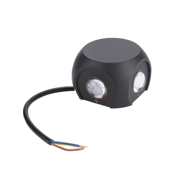 1W Aluminium LED Moderne Enkel Mat Vandtæt Soveværelse Gård KLB