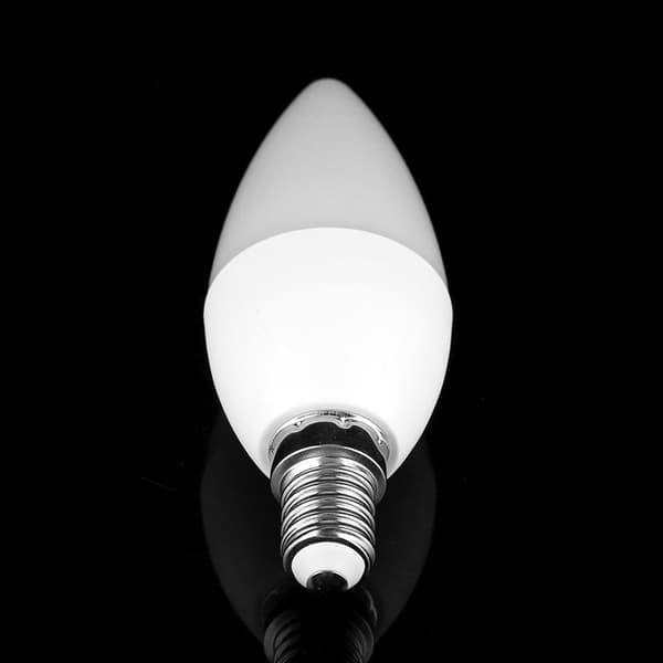 3W Multi Color Changing LED stearinlys pære, AC85-265V KLB