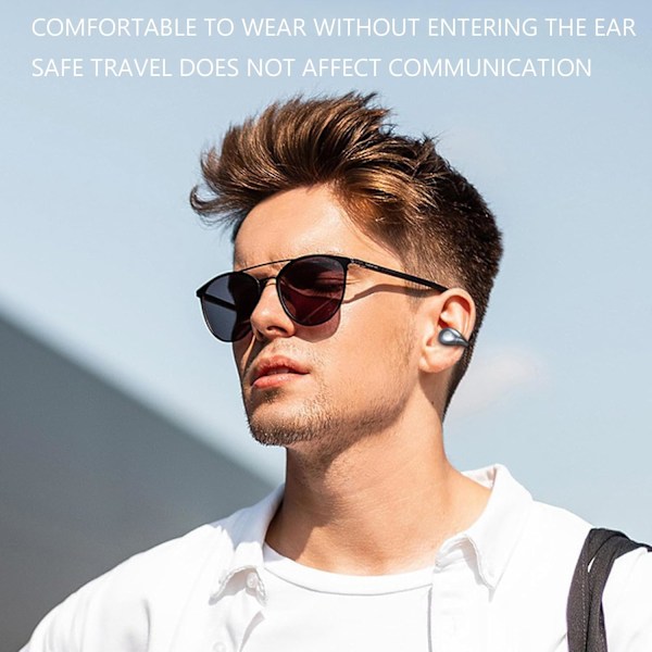 Avoimet korvaklipsit Bluetooth-kuulokkeet, luun johtaminen, urheilukuulokkeet langattomalla latauskotelolla ja näytön värillä