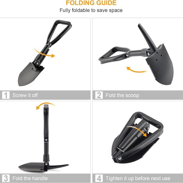 Minifoldbar spade Multifunksjonell foldbar spade Høy kvalitet foldbar spade fra
