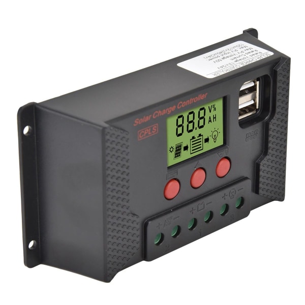 PWM Solcelleladeregulator 12V 24V 60A Batteriopladning KLB