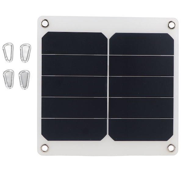 15 W:n aurinkopaneelit, korkea hyötysuhde, USB-valo 5 V, KLB