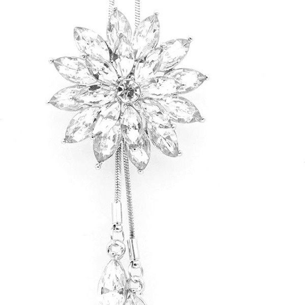 Rhinestone Lotus -riipus pitkä kaulakoru naisten neuleketju kaulakoru KLB