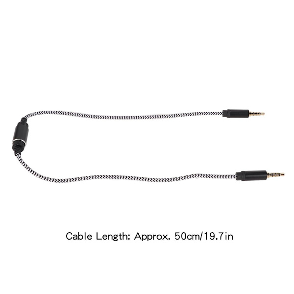 3,5 mm optagekabel, tovejs, 3,5 mm han til han KLB