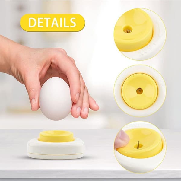 Egg hullslag, hardkokt eggeskallpiercer, rustfritt stål
