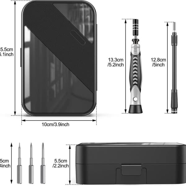 130 i 1 Precision Bit Set Torx Skruvmejsel Set Precision KLB