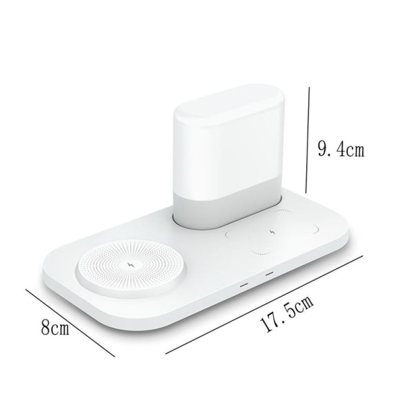 Wireless charger with night light, 15W fast wireless charging,