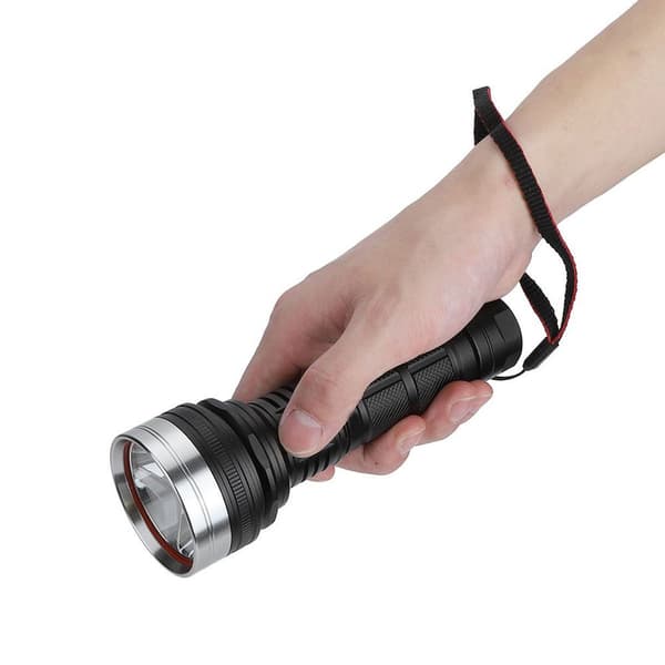 SST40 LED-taskulamppu, USB-ladattava, 6500K, 2000LM, 3 KLB
