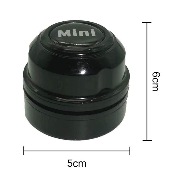 Akvariemagnetisk borste Akvarierengörare Mini Bärbar Svart KLB
