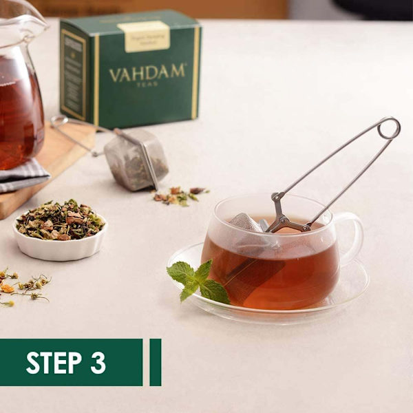 Original teinfuser|Teinfusere til løs te|Finmasket si i 18/8 rustfrit stål|Bedste teinfuser til-