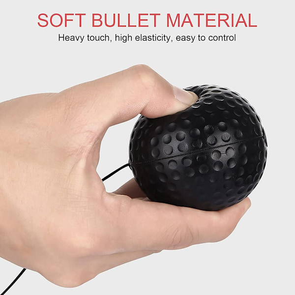 Reflex Bold â€? Blød multi-lags premium boksebold med hovedbånd -