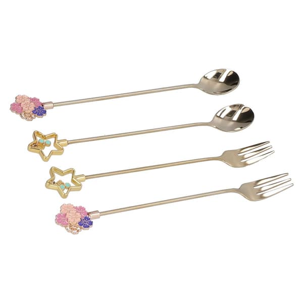 Japansk 304 rustfritt stål sakura formet suppeskje KLB