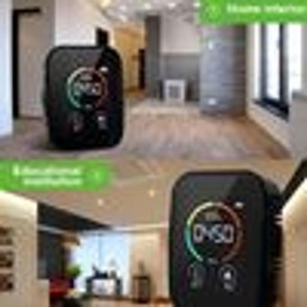 5 i 1 CO2-måler digital temperatur fugtighedstester TVOC KLB