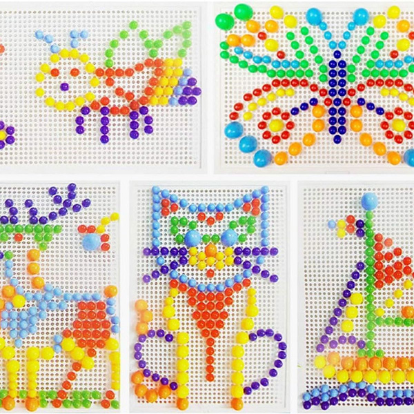 Plug-in leksak mosaik plug-in spel barn pedagogiska barns leksak KLB