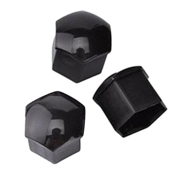 20-pack svarta hjulmutterskydd för bilstyling, 21 mm