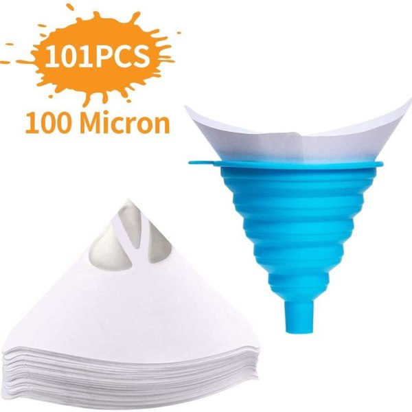 100 maling siler bil nylon konisk papir for bilmaling maling sil fargesiler