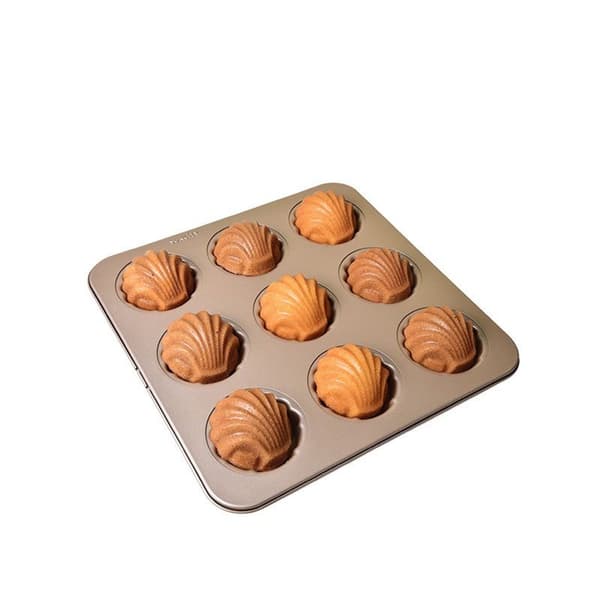 Madeleine-forme til bagning 9-huls non-stick kageform til bagning cha