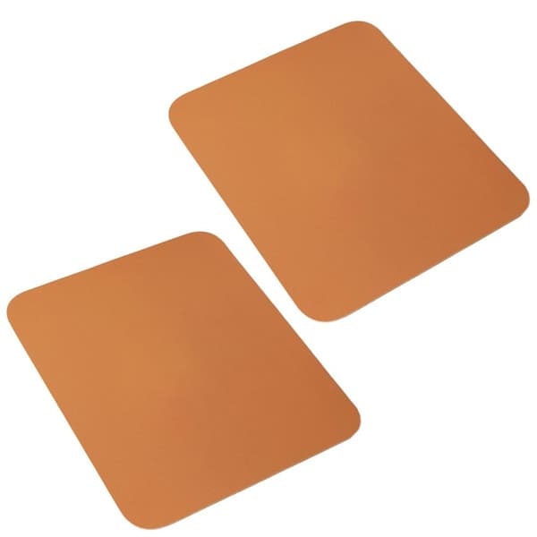 Læder Musemåtte til Bærbar Computer Personlighed Design Orange