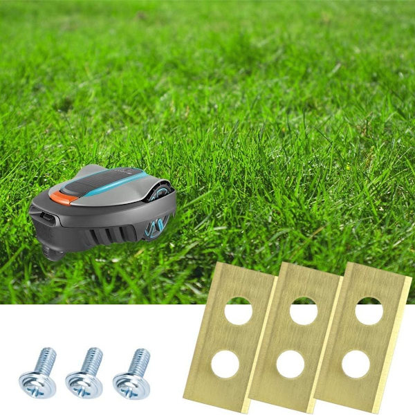 Pakke med 30 titan-erstatningsblad for Worx robotgressklippere KLB