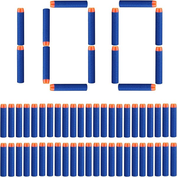 100 stk. 2,8\" Blå Skum til Nerf N-Strike Elite Serie KLB