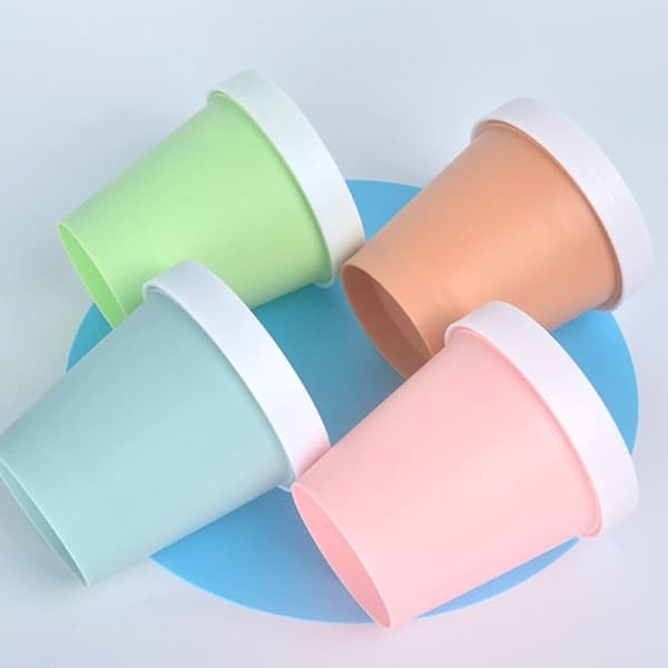 12-pack 200 ml maskflaskor med innerlock, rakt maskglas rosa KLB
