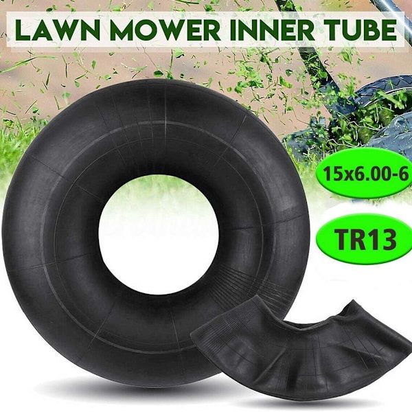 15X6.00-6 Nhs Hagegressklipper Dekk Slange Tr13 Stem KLB