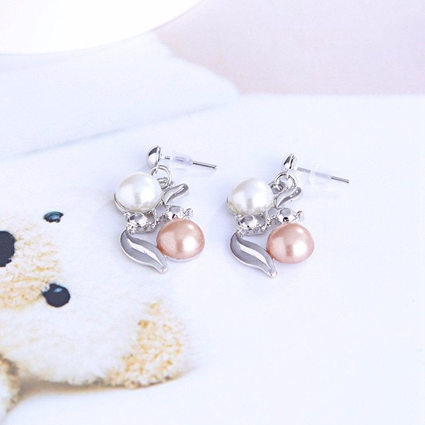 Pärlhalsband set dam pärlsmyckeset pärlörhängen bröllop smyckeset