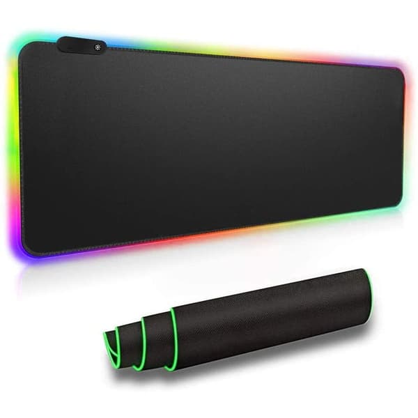 RGB Gaming Musematte 8 Lysmoduser Sklisikker Gummi 800x300x4mm