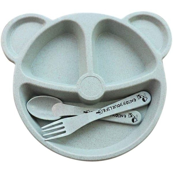 Kylewo 3-delad barnservis set, uppdelad barnservis set BPA-fri | KLB