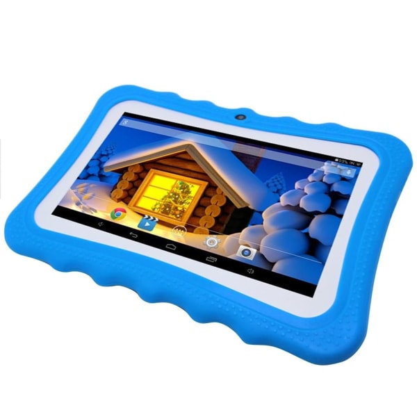 7" Lasten Tablet PC 8GB Quad Core Wi-Fi Tablet PC Pad iskunkestävällä KLB:llä