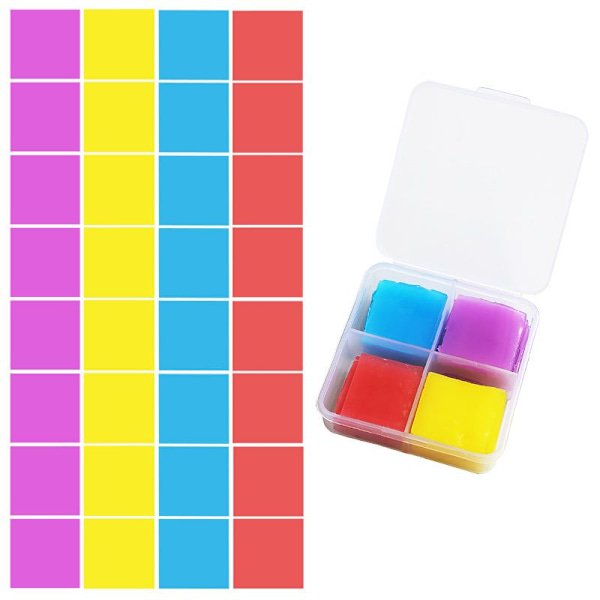 Diamantmaling Lim Leire, 32 stk DIY Diamantmaling Voks med Organiseringsboks, Broderi Korssting Borrmudder, Fargerik Maling-