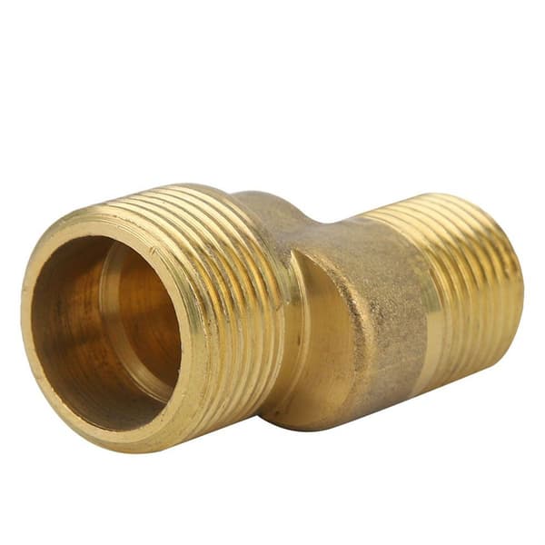 2 stk kobber dusjhode vinklet buet base G3/4\" til G1/2\" KLB