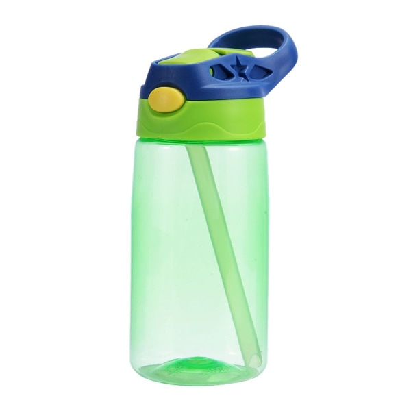 Barnevannflaske med sugerør, grønn KLB