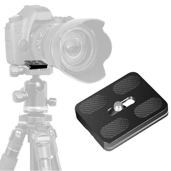 Snabbkopplingsplatta adapter 2 st snabbkopplingsplatta kamerastativ