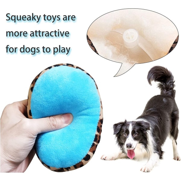 Hundklämrep-leksak-Slitstark plyschleksak-mjuk bomullsskoformad tuggleksak-interaktiv leksak för små medelstora hundar(2)