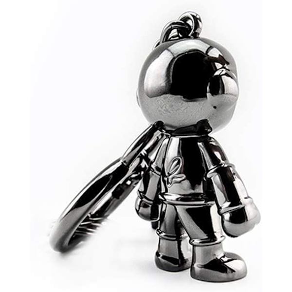 Astronaut Nyckelring (Svart) Cool Astronaut Nyckelring Robot Män Nyckelring Kvinnor Metall Bil Nyckelring Pojke Charm Nyckelring