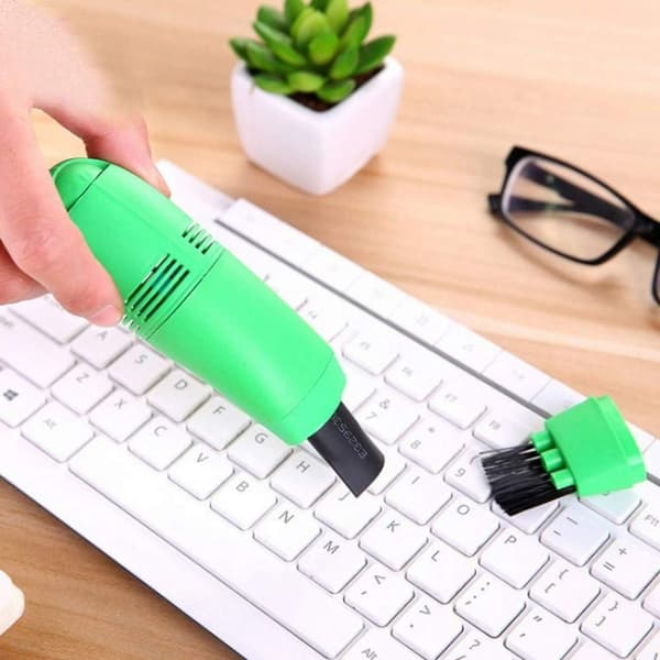 Mini USB støvsuger til tastatur og computer. Genopladelig KLB