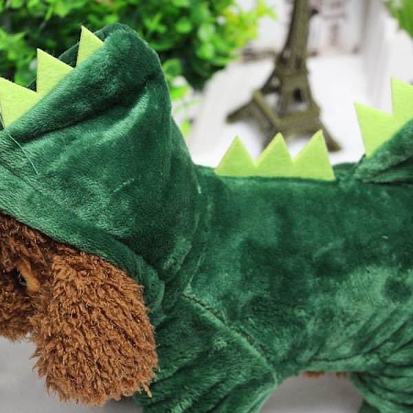 Koiravaatteet, Koiranpentu Lemmikkieläinten Vaatteet Paita, Dinosaurus Vaatteet Talvi Lämmin Lemmikkieläinten Korallifleece Koiran Takki