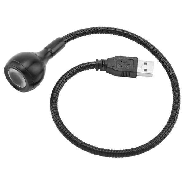 1W Lang Fleksibel Hals Bærbar USB LED Lys til Nat Læsning KLB