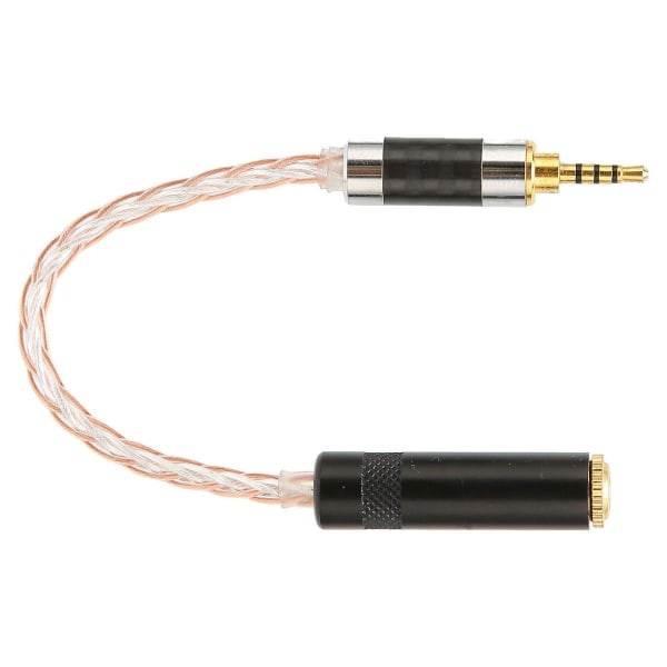 2,5 mm hane till 3,5 mm hona ljudadapterkabel KLB