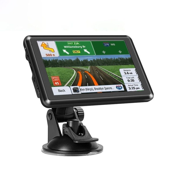 GPS navigasjonsenhet for bil - navigasjon for bil, lastebil, navigasjonssystem 5 tommer med POI