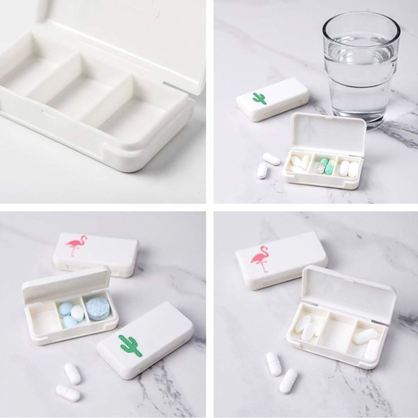 Vattentät minimedicinorganisatör i 4-pack