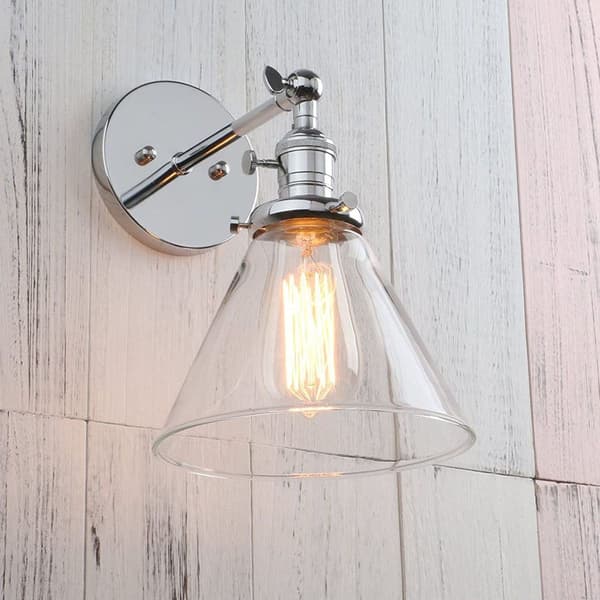 Modern klar glas taklampor väggbelysning stil 2 KLB