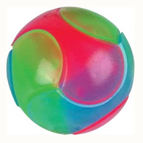 4 Ball Leketoy for Hund og Katt, Lysende Hundeballer, LED Hoppende Ball