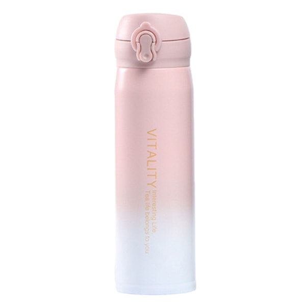 500 ml Vakuum Termosflaske Rustfrit Stål Termos Kaffe Pink