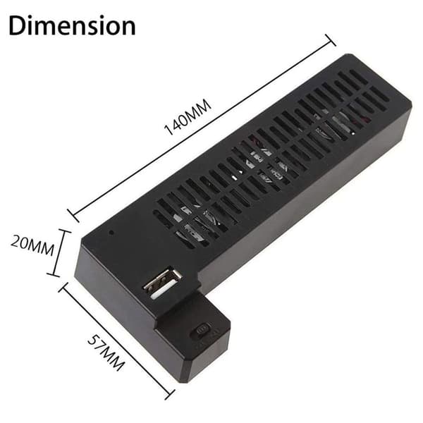USB-fläkt för Xbox One X-konsol, kylsystem med 3 fläktar och