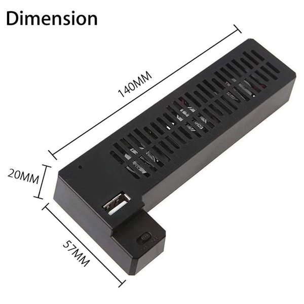 USB-vifte for Xbox One X-konsoll, kjølesystem med 3 vifter og
